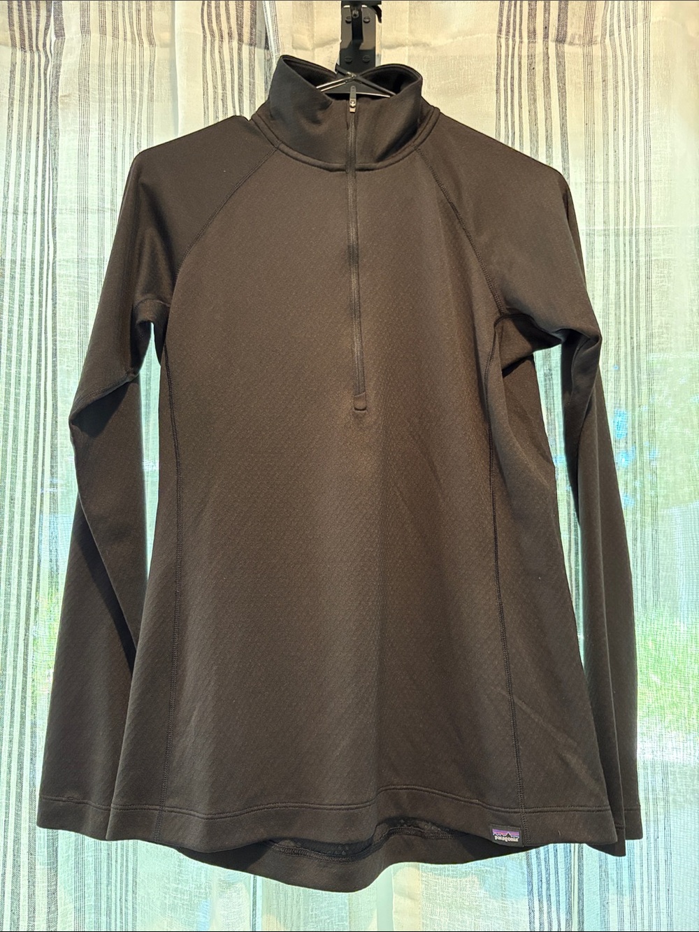 Patagonia Black Capilene® Midweight Zip-Neck Long sleeve